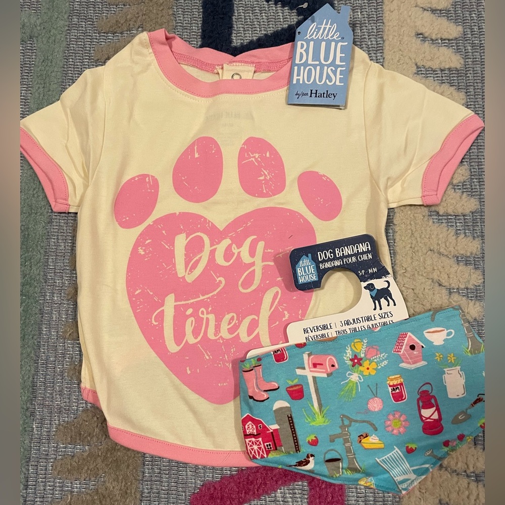 Hatley Dog shirt and Bandana